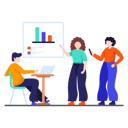 پیش‌نمایش فایل female-employees-giving-presentation-2739300 از پک فعالیت‌های تجاری