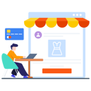 پیش‌نمایش فایل credit-card-payment-of-online-shopping-2739538 از پک فعالیت‌های تجاری