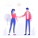 پیش‌نمایش فایل businesswoman-and-businessman-shaking-hands-2763603 از پک ارتباطات کسب‌وکار