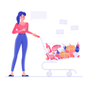 پیش‌نمایش فایل grocery-shopping-cart-2763609 از پک ارتباطات کسب‌وکار