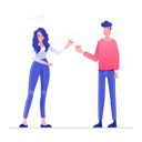 پیش‌نمایش فایل man-and-woman-celebrating-business-success-2763600 از پک ارتباطات کسب‌وکار