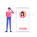پیش‌نمایش فایل man-working-on-calling-app-2763596 از پک ارتباطات کسب‌وکار
