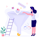 پیش‌نمایش فایل businesswoman-filtering-profit-from-marketing-and-management-2771622 از پک کسب و کار