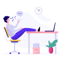 پیش‌نمایش فایل male-employee-singing-song-and-playing-with-paper-plane-in-office-break-2771627 از پک کسب و کار