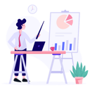 پیش‌نمایش فایل sales-manager-presenting-sales-growth-2771640 از پک کسب و کار