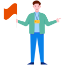 پیش‌نمایش فایل man-waving-checkered-flag-2771543 از پک حرفه
