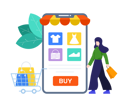 پیش‌نمایش فایل shopping-app-3465508 از پک خرید