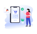 پیش‌نمایش فایل online-shopping-app-4268114 از پک خرید آنلاین