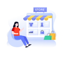 پیش‌نمایش فایل online-shopping-store-4268113 از پک خرید آنلاین