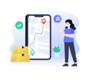پیش‌نمایش فایل shopping-order-delivery-tracking-4268120 از پک خرید آنلاین