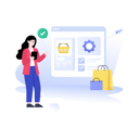 پیش‌نمایش فایل woman-adding-product-to-cart-4268110 از پک خرید آنلاین