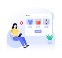 پیش‌نمایش فایل woman-doing-online-shopping-4268099 از پک خرید آنلاین