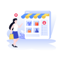 پیش‌نمایش فایل woman-making-shopping-wishlist-4268106 از پک خرید آنلاین