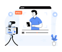 پیش‌نمایش فایل vlogging-4268399 از پک فعالیت تجاری