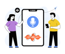 پیش‌نمایش فایل voice-assistant-app-4268396 از پک فعالیت تجاری