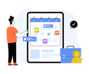 پیش‌نمایش فایل business-schedule-4268441 از پک کسب و کار
