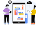 پیش‌نمایش فایل e-library-4268427 از پک کسب و کار