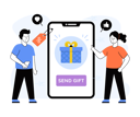 پیش‌نمایش فایل online-gift-shopping-4268431 از پک کسب و کار