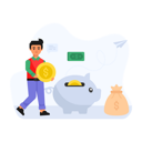 پیش‌نمایش فایل bank-saving-4439492 از پک اقتصاد، رشد، بانکداری موبایل و فین‌تک