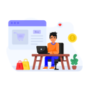 پیش‌نمایش فایل man-doing-digital-shopping-4440097 از پک خرید و تجارت