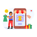 پیش‌نمایش فایل online-clothes-shopping-4440093 از پک خرید و تجارت