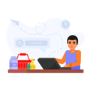 پیش‌نمایش فایل online-grocery-shopping-4440104 از پک خرید و تجارت