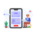 پیش‌نمایش فایل man-watching-video-on-mobile-4439466 از پک سئو و بازاریابی دیجیتال