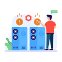 پیش‌نمایش فایل cryptocurrency-mining-system-4438680 از پک ارز دیجیتال و بلاکچین