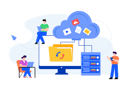 پیش‌نمایش فایل cloud-storage-4487952 از پک برنامه وب و موبایل