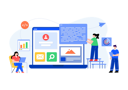 پیش‌نمایش فایل developers-creating-user-interface-4487983 از پک برنامه وب و موبایل