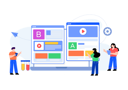 پیش‌نمایش فایل developers-doing-ab-testing-4487984 از پک برنامه وب و موبایل
