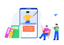 پیش‌نمایش فایل students-learning-from-recorded-classes-4487976 از پک برنامه وب و موبایل