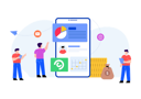 پیش‌نمایش فایل business-financial-application-4487392 از پک برنامه وب و موبایل
