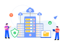 پیش‌نمایش فایل cloud-datacenter-4487384 از پک برنامه وب و موبایل