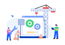 پیش‌نمایش فایل system-under-maintenance-4487411 از پک برنامه وب و موبایل