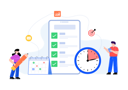 پیش‌نمایش فایل time-management-4487364 از پک برنامه وب و موبایل