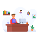 پیش‌نمایش فایل online-business-communication-4439375 از پک کسب و کار