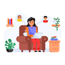 پیش‌نمایش فایل remote-working-employee-4439378 از پک کسب و کار