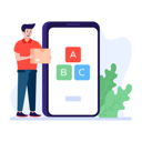 پیش‌نمایش فایل boy-using-mobile-education-app-4438997 از پک مدرسه و آموزش آنلاین