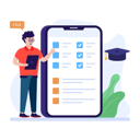 پیش‌نمایش فایل online-graduation-4438987 از پک مدرسه و آموزش آنلاین