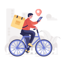 پیش‌نمایش فایل bike-delivery-4490960 از پک خدمات تحویل کالا