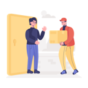 پیش‌نمایش فایل delivery-man-4490970 از پک خدمات تحویل کالا