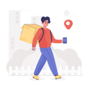 پیش‌نمایش فایل delivery-person-4490982 از پک خدمات تحویل کالا