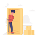 پیش‌نمایش فایل door-delivery-4490994 از پک خدمات تحویل کالا