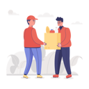 پیش‌نمایش فایل grocery-delivery-4490996 از پک خدمات تحویل کالا