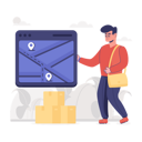 پیش‌نمایش فایل shipment-tracking-4490993 از پک خدمات تحویل کالا