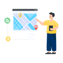 پیش‌نمایش فایل web-map-4472056 از پک طراحی وب