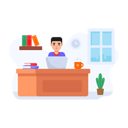 پیش‌نمایش فایل business-man-doing-virtual-job-4463672 از پک کار از خانه