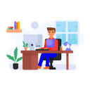 پیش‌نمایش فایل employee-working-from-home-4463692 از پک کار از خانه