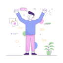 پیش‌نمایش فایل happy-student-after-result-4503121 از پک آموزش الکترونیک و تحصیل